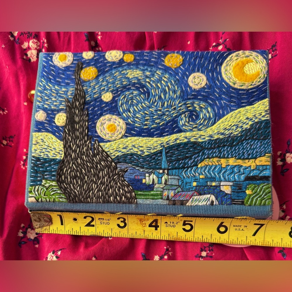 Olympia Le Tan Starry Night Mini Strapped Book Clutch - Picture 15 of 16
